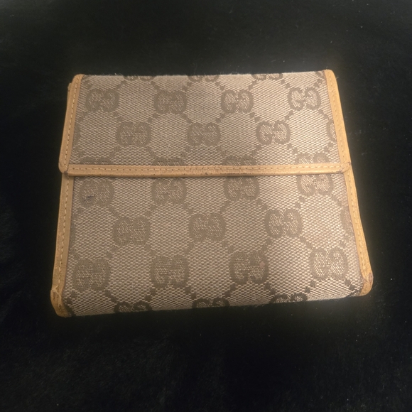 Vintage GUCCI GG Logo Canvas Leather Bifold Wallet - Picture 14 of 14